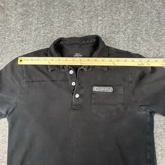 Chipotle Polo Shirt Mens Medium Bundle Lot of 2 Employee Uniform Work Wear - Picture 4 of 8